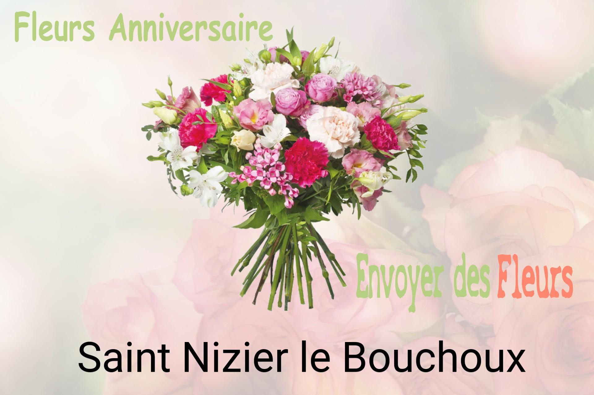 Bouquet de fleurs d’anniversaire livré à Saint-Nizier-le-Bouchoux
