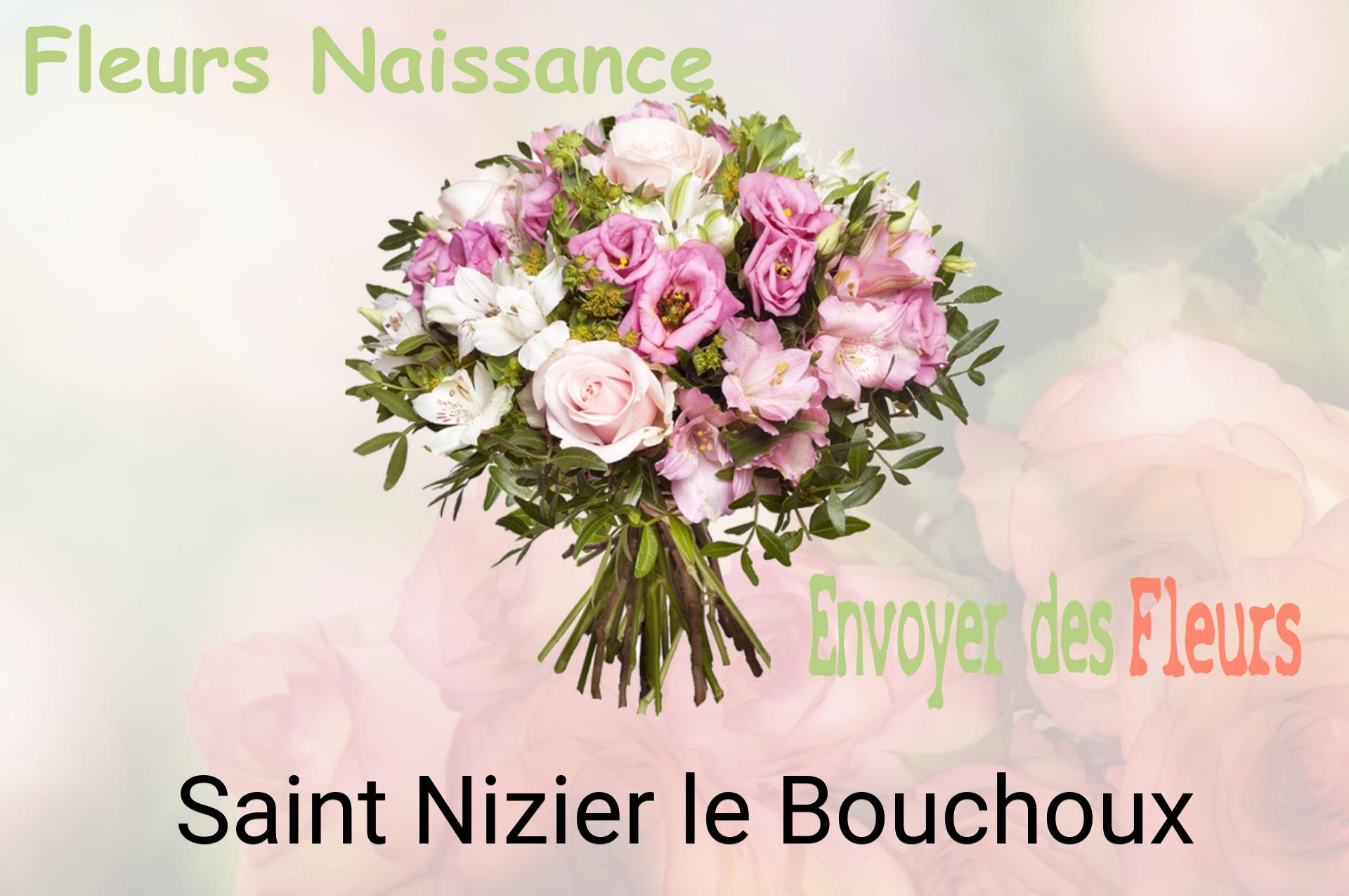 Bouquet de fleurs de naissance livré à Saint-Nizier-le-Bouchoux